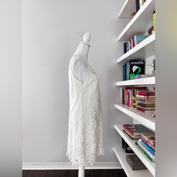 Moulinette Soeurs ivory cream sheath lace dress for Anthropologie size 6 - Picture 8 of 13